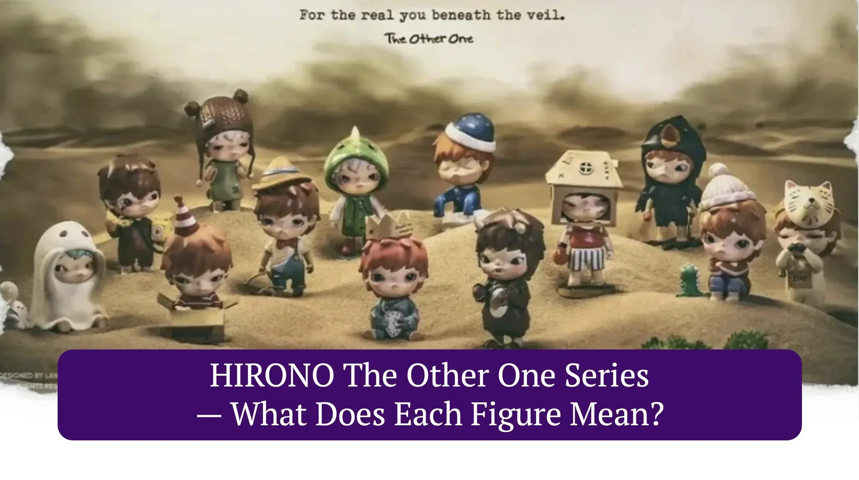 An image of HIRONO The Other One Series, as the image of a blog article about meanings behind each Hirono figure, by FigPalace