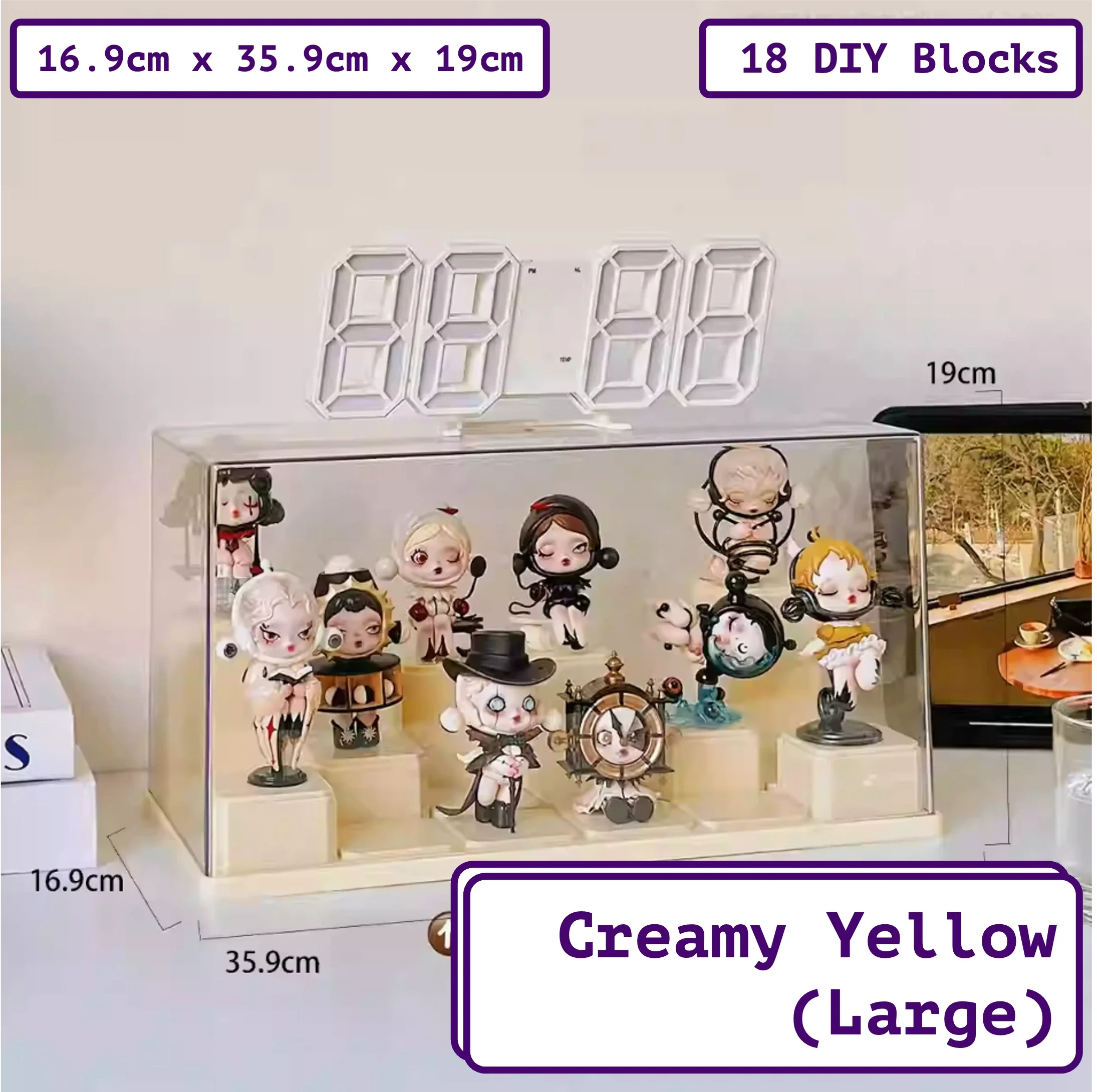 Tiered Display Stands, Boxes, and Cabinets for Figurines by FigPalace