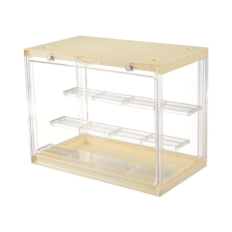 Creamy display shelf from Fig Palace, perfect for figure display, with tiered and stackable designs.