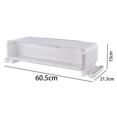 FigPalace riser without lighting, 60.5×21.3×15 cm, provides ergonomic height and storage.