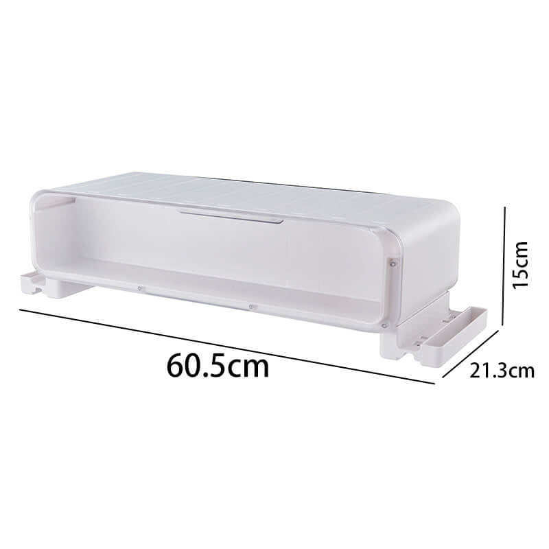 FigPalace riser without lighting, 60.5×21.3×15 cm, provides ergonomic height and storage.