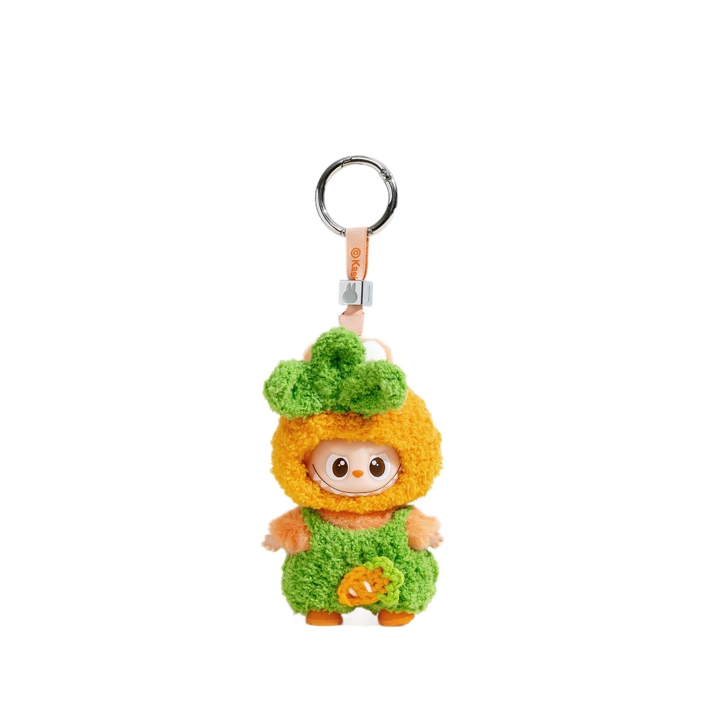 Carrot Costume Keychain | Labubu V4 Pin for Love Plush Outfit