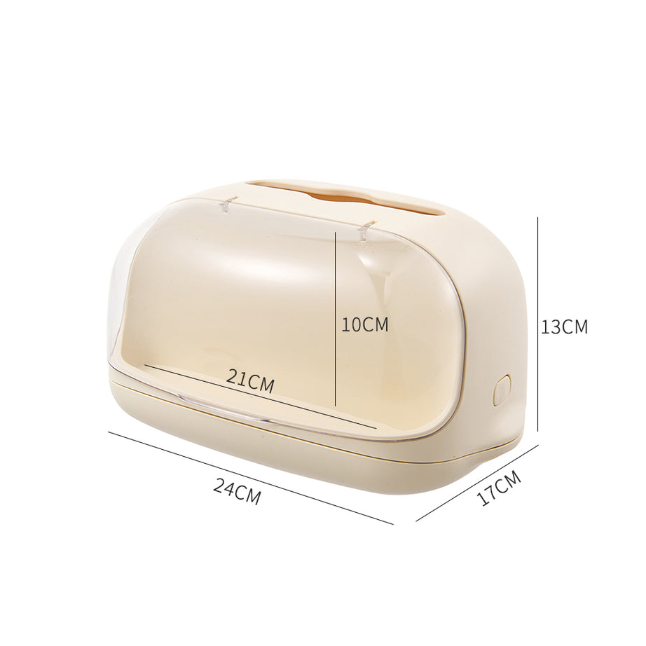 Tissue Box Cover with Figure Holders