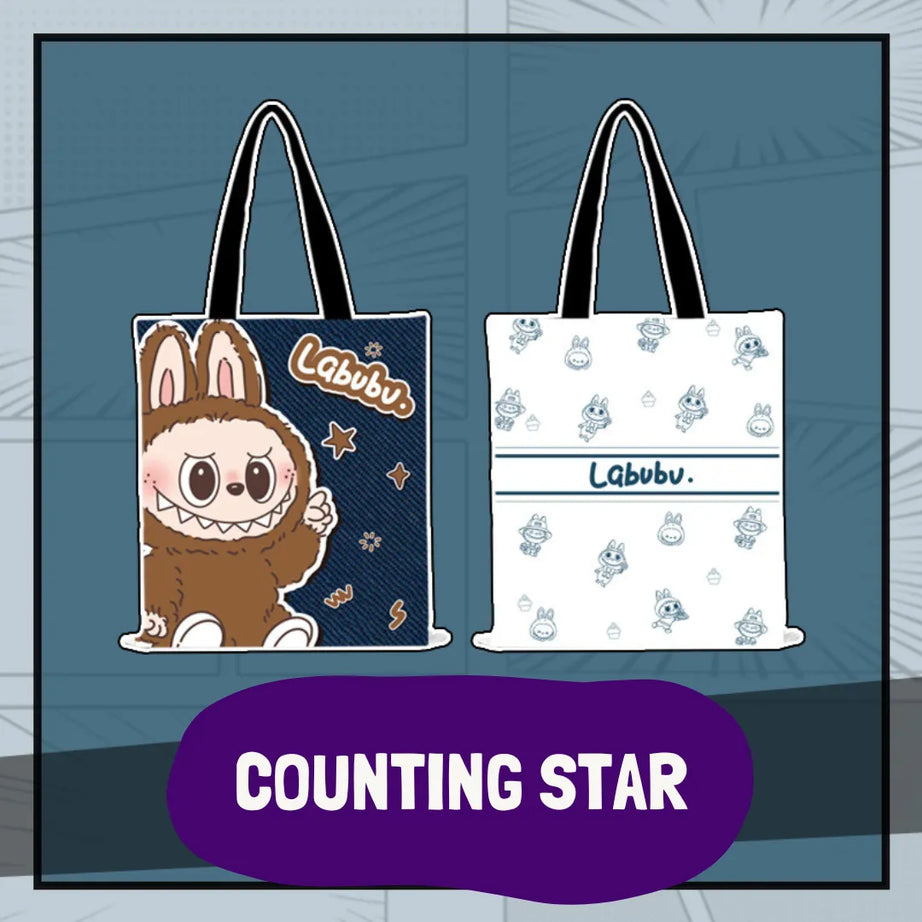 Cute Cartoon-Styled Tote Bags, Gifts for Kids