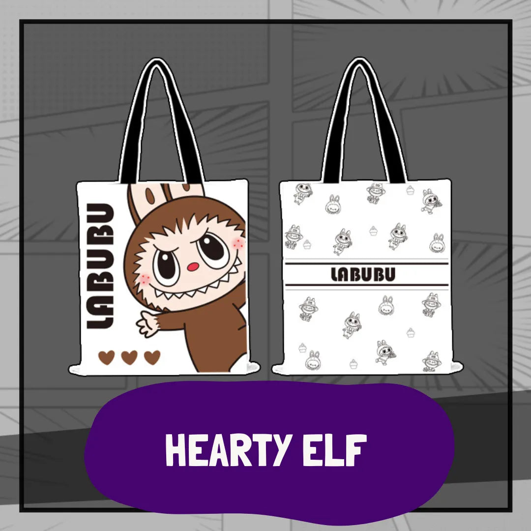 Cute Cartoon-Styled Tote Bags, Gifts for Kids