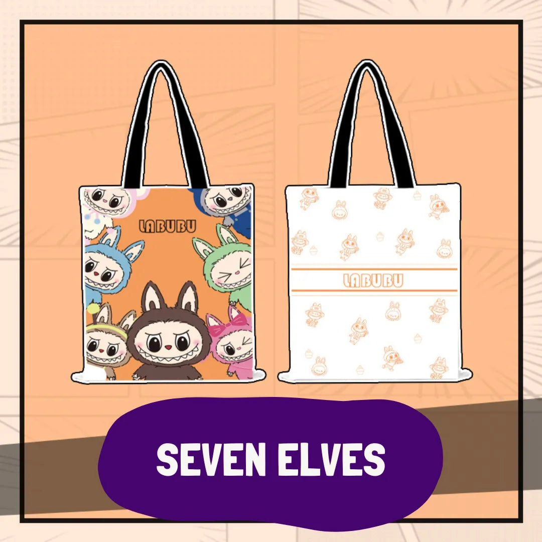 Cute Cartoon-Styled Tote Bags, Gifts for Kids