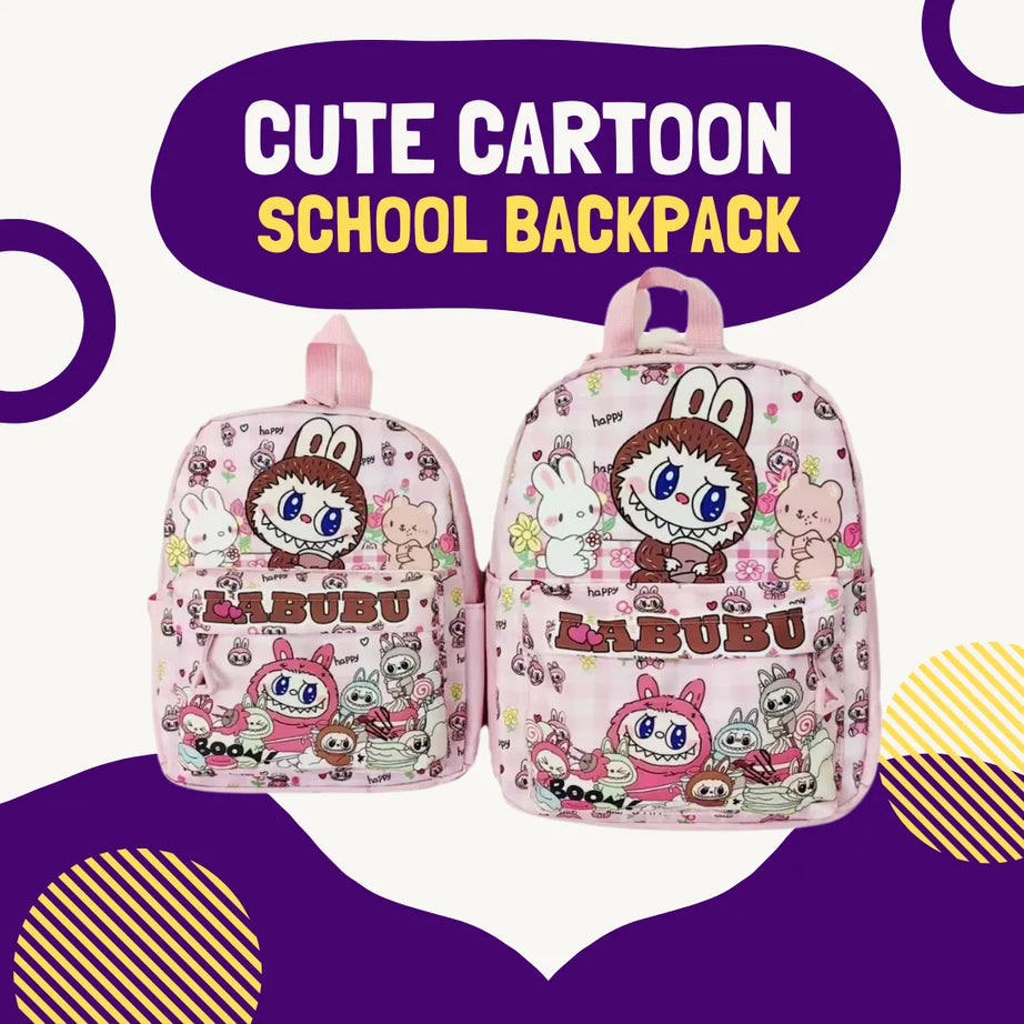 Cute Cartoon-Styled School Backpack, Gifts for Kids
