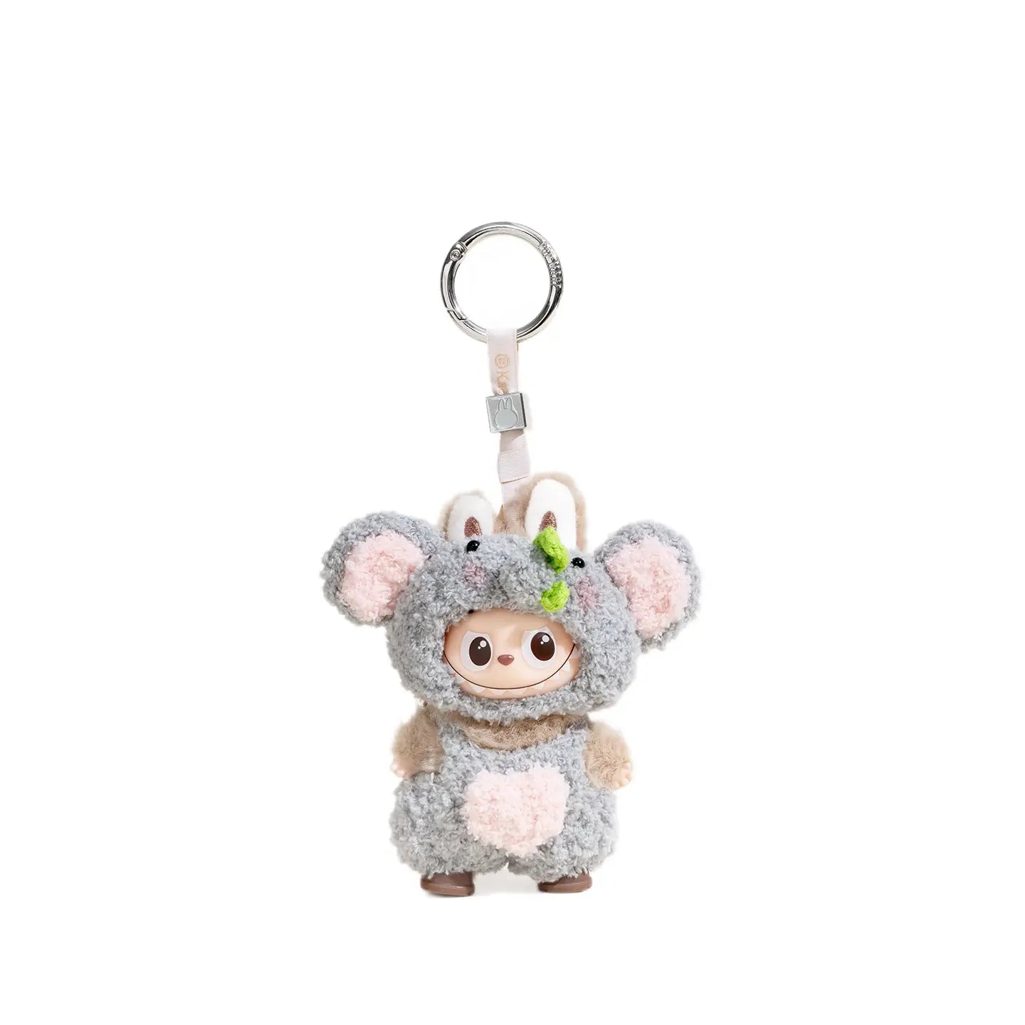 Koala Costume Set | Labubu V4 Pin for Love Plush Outfit
