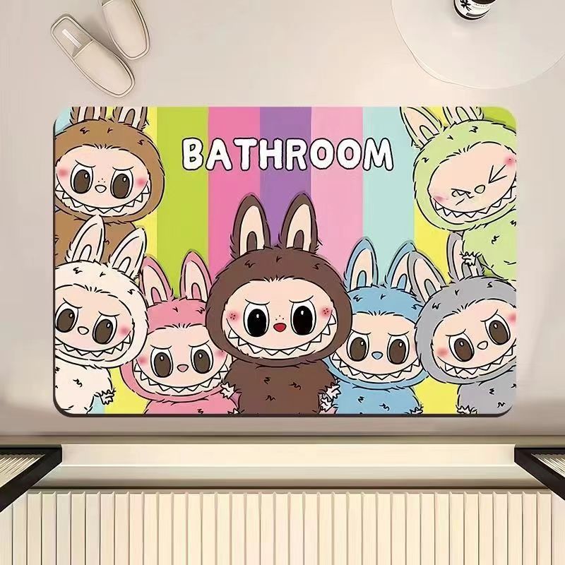 LABUBU Rugs, Decoration for Living Room, Mats for Bathroom