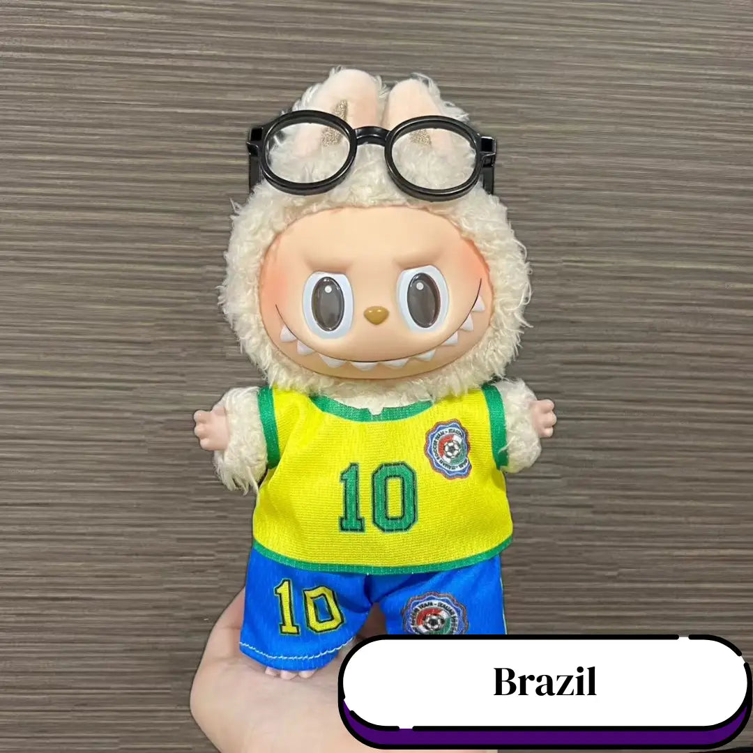 Labubu Jersey, Basketball & Football Jersey Clothes for Labubu, Best Gifts for Sports Fans