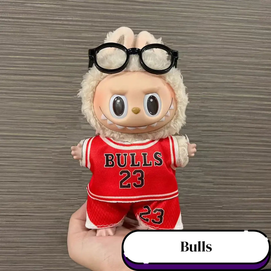 Labubu Jersey, Basketball & Football Jersey Clothes for Labubu, Best Gifts for Sports Fans