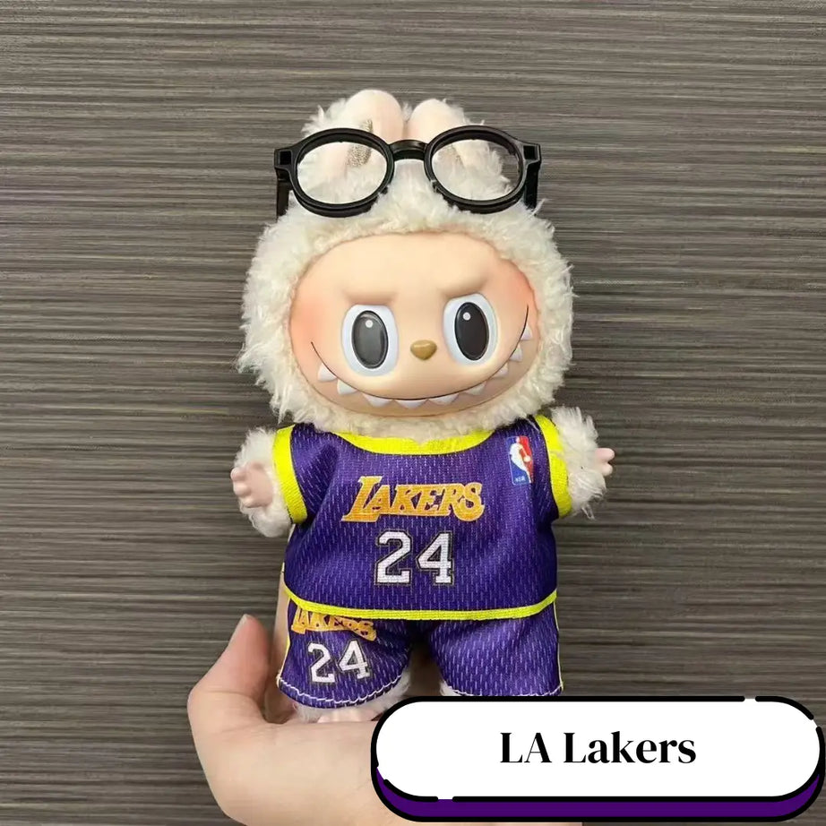 Labubu Jersey, Basketball & Football Jersey Clothes for Labubu, Best Gifts for Sports Fans