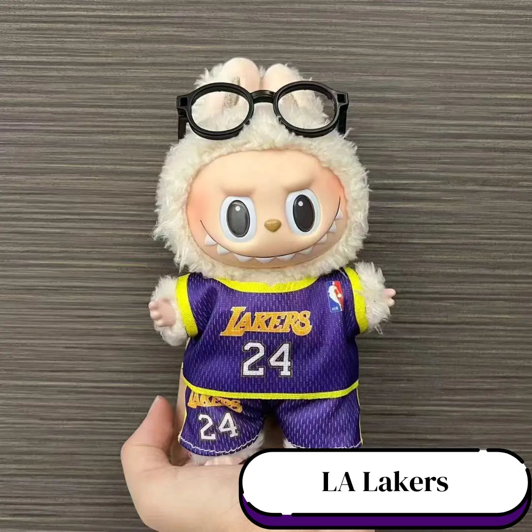 Labubu Jersey, Basketball & Football Jersey Clothes for Labubu, Best Gifts for Sports Fans