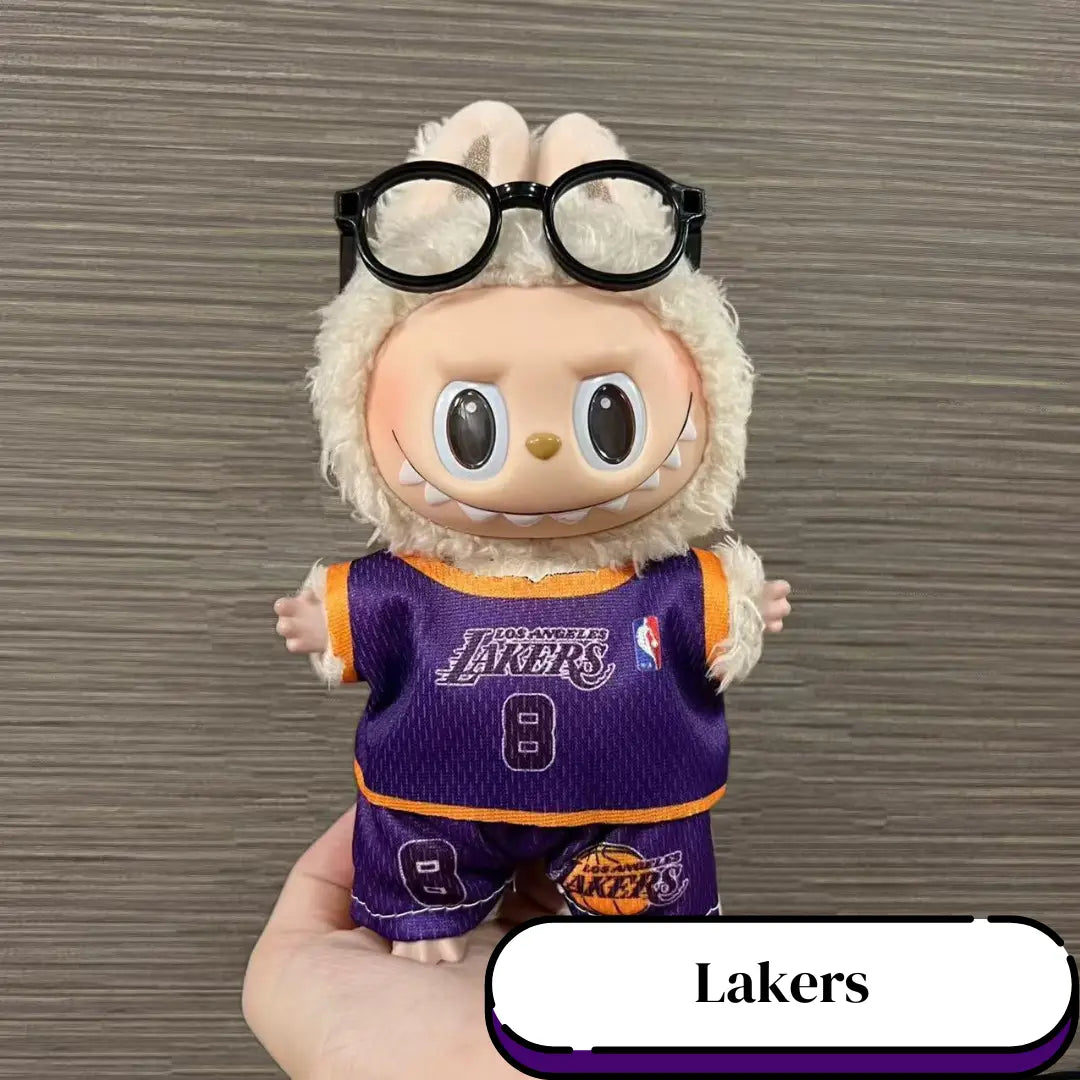 Labubu Jersey, Basketball & Football Jersey Clothes for Labubu, Best Gifts for Sports Fans