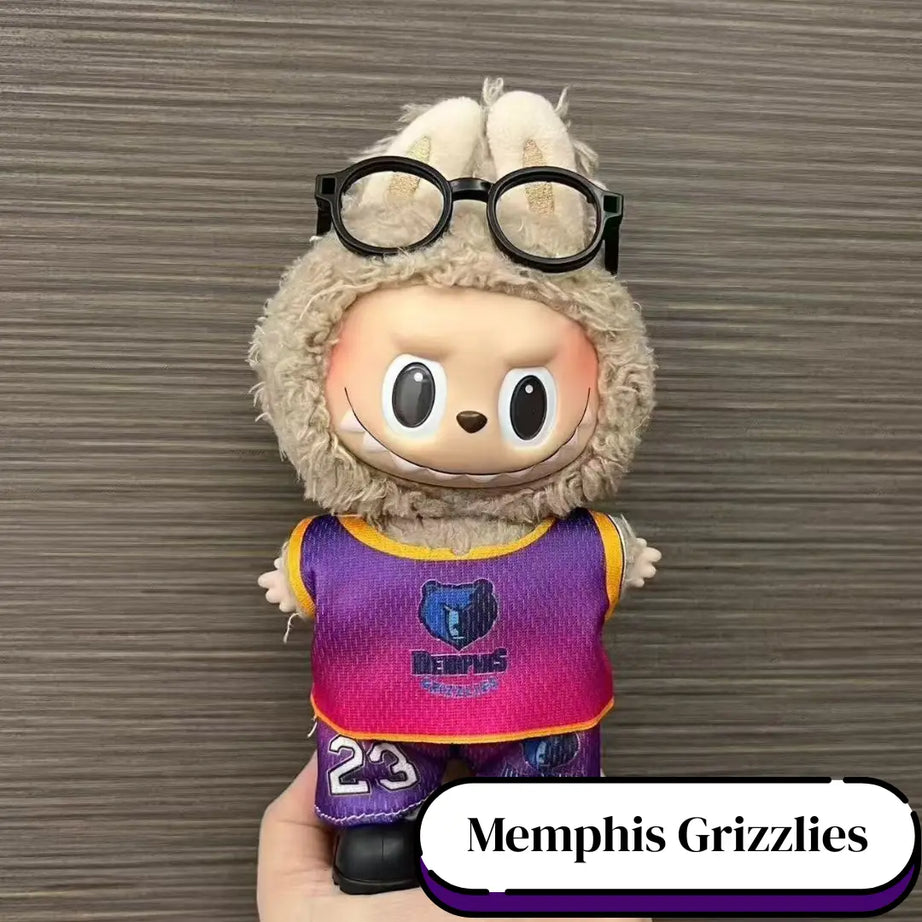 Labubu Jersey, Basketball & Football Jersey Clothes for Labubu, Best Gifts for Sports Fans