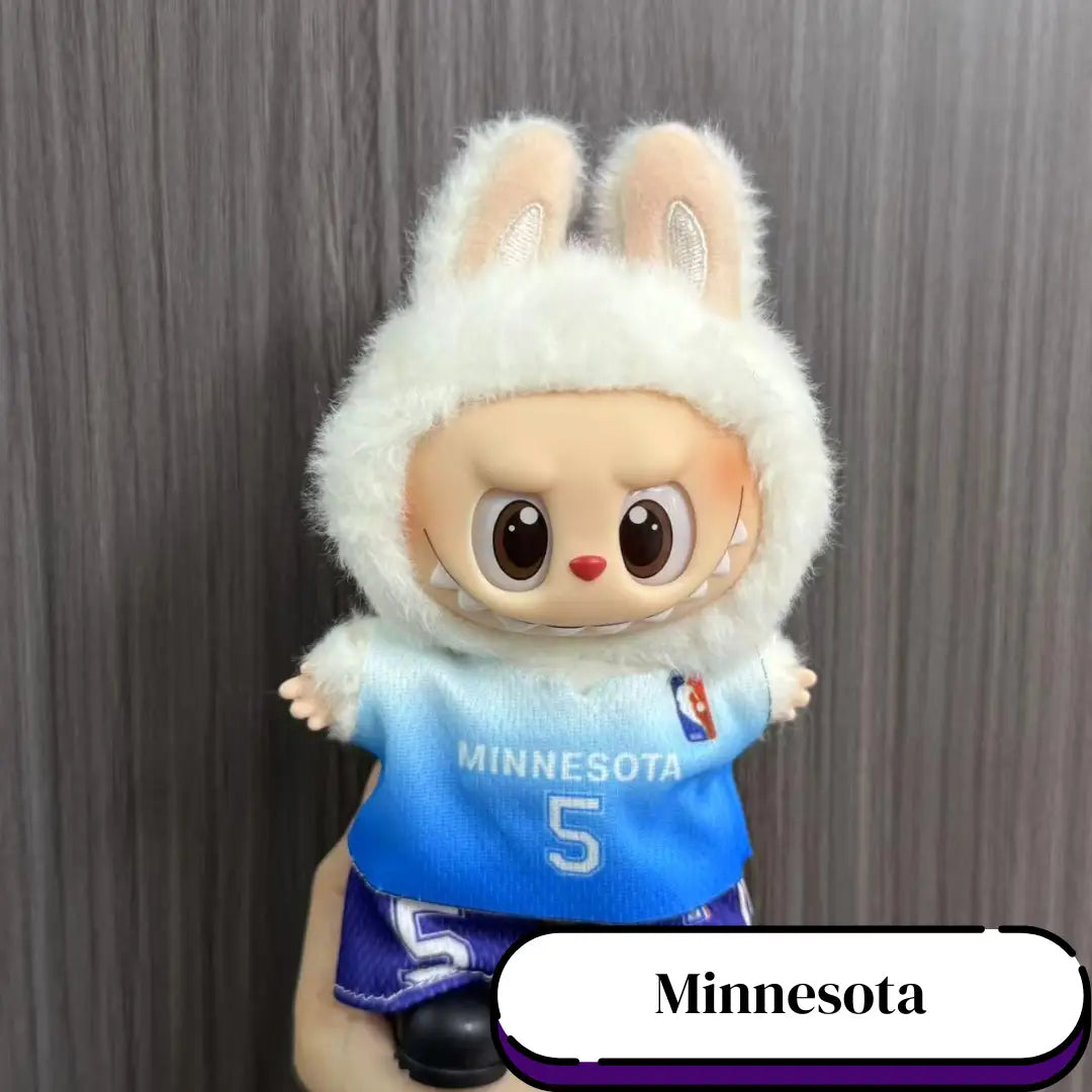 Labubu Jersey, Basketball & Football Jersey Clothes for Labubu, Best Gifts for Sports Fans