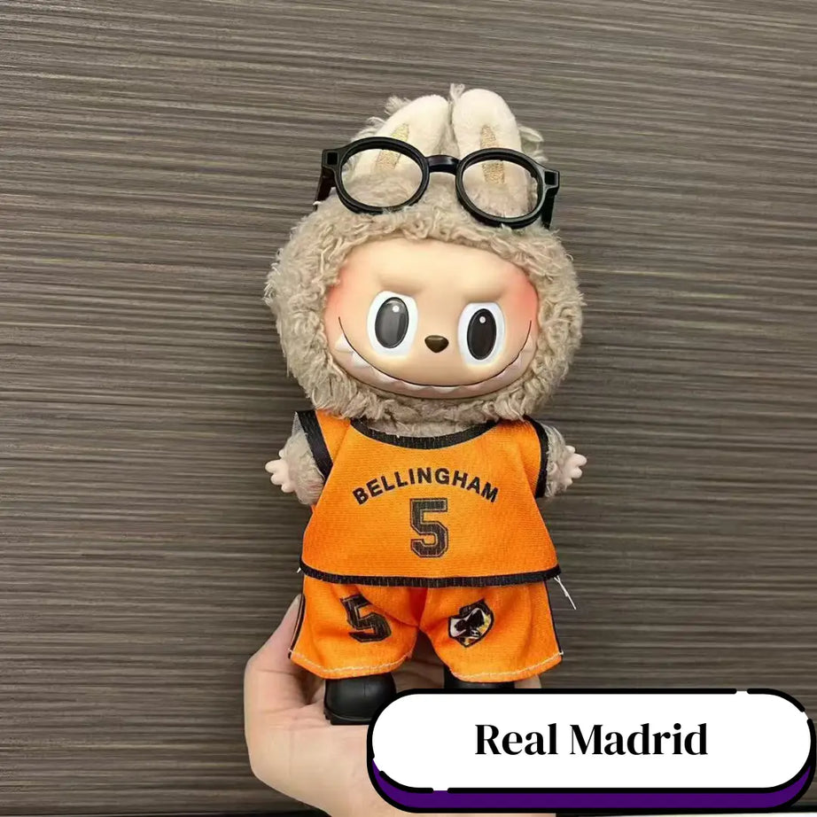 Labubu Jersey, Basketball & Football Jersey Clothes for Labubu, Best Gifts for Sports Fans