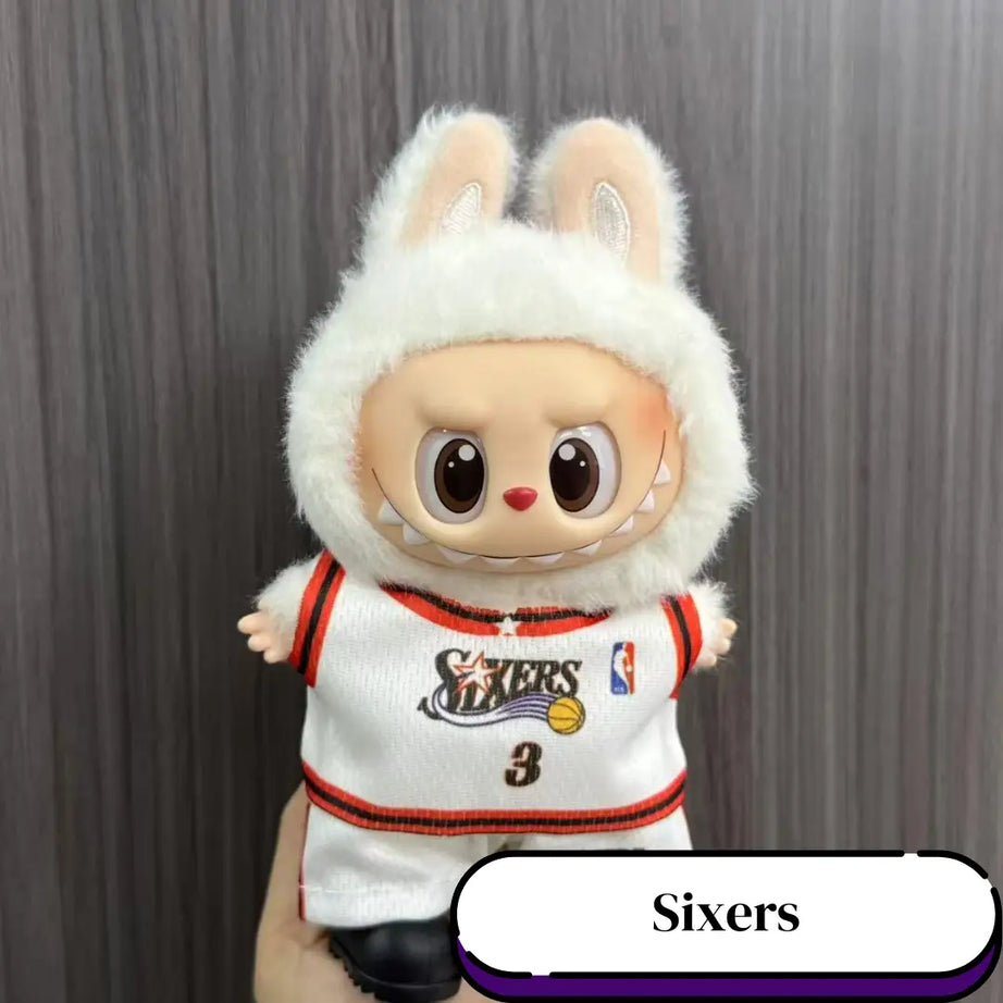 Labubu Jersey, Basketball & Football Jersey Clothes for Labubu, Best Gifts for Sports Fans