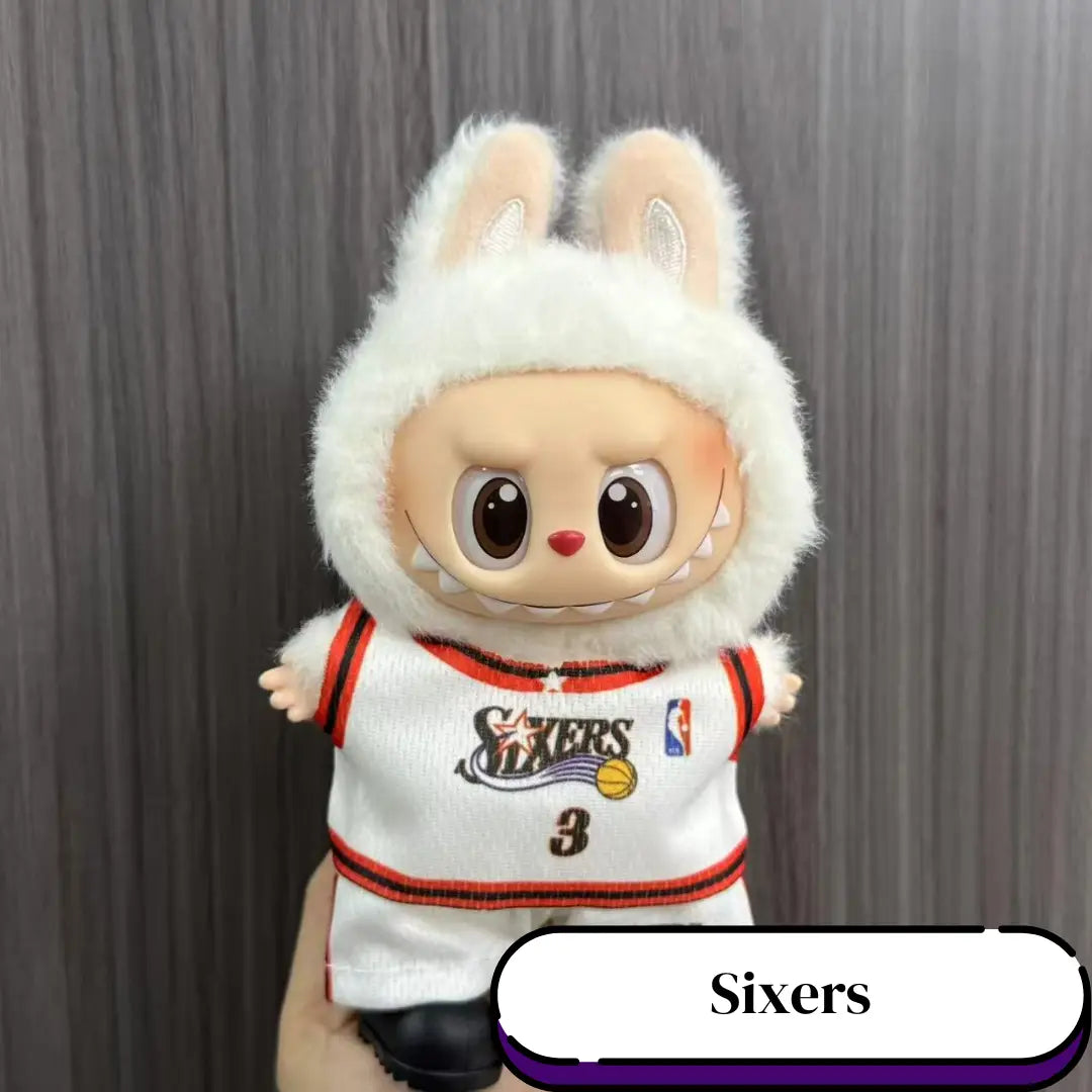 Labubu Jersey, Basketball & Football Jersey Clothes for Labubu, Best Gifts for Sports Fans