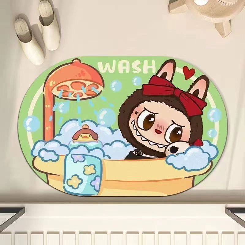 LABUBU Rugs, Decoration for Living Room, Mats for Bathroom