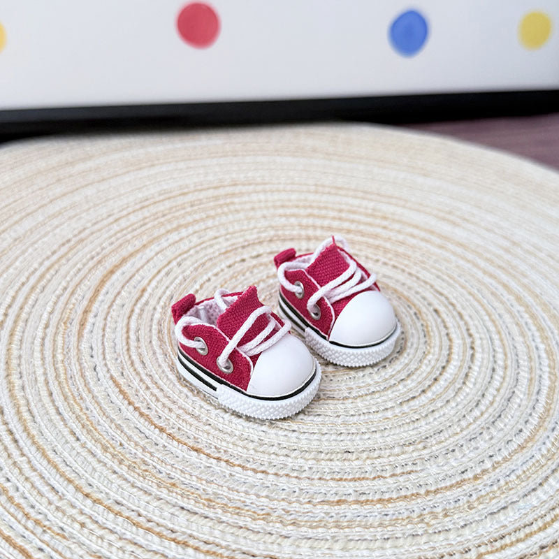 Canvas Shoes for Dolls and Figures | Perfect for Labubu Outfits