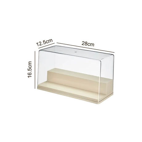 Multi-Level Display Case, Dust-proof, Tiered, with Rounded Corners