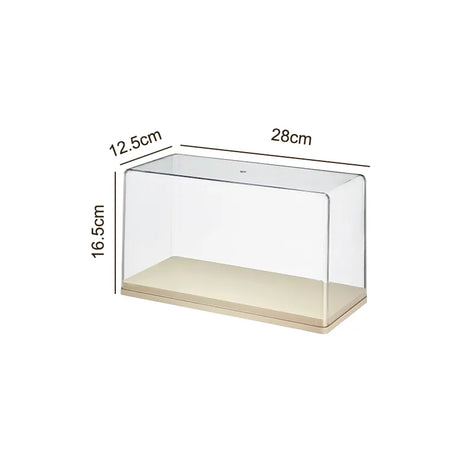 Multi-Level Display Case, Dust-proof, Tiered, with Rounded Corners