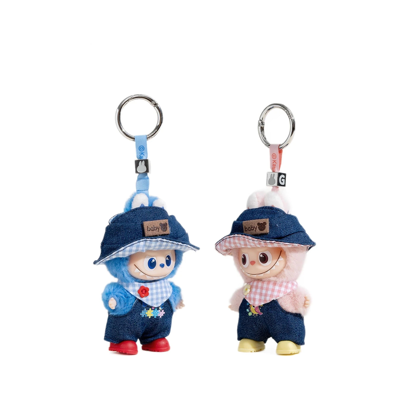 Denim Farmer Outfit Set | Labubu V4 Pin for Love Costume