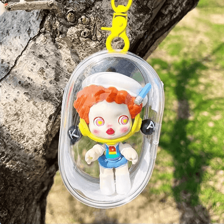 FigPalace, Pop Mart Display and Storage Bag – White Round