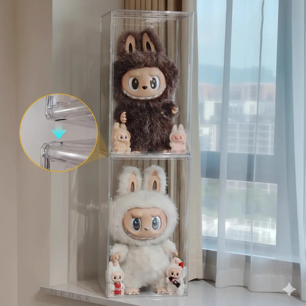 Zimomo Display Case with Magnetic Door