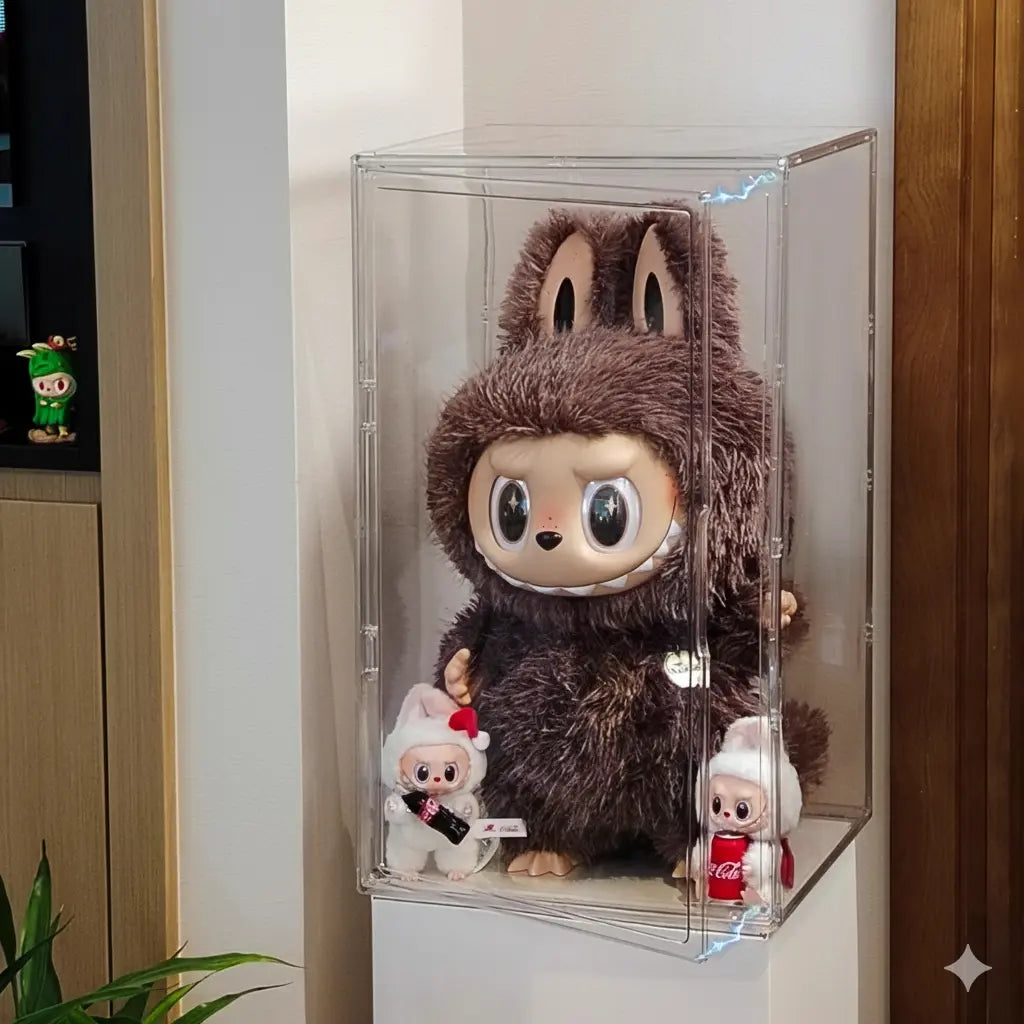 Zimomo Display Case with Magnetic Door